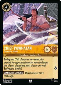 Chief Powhatan - Protective Leader - Winterspell - 11/204
