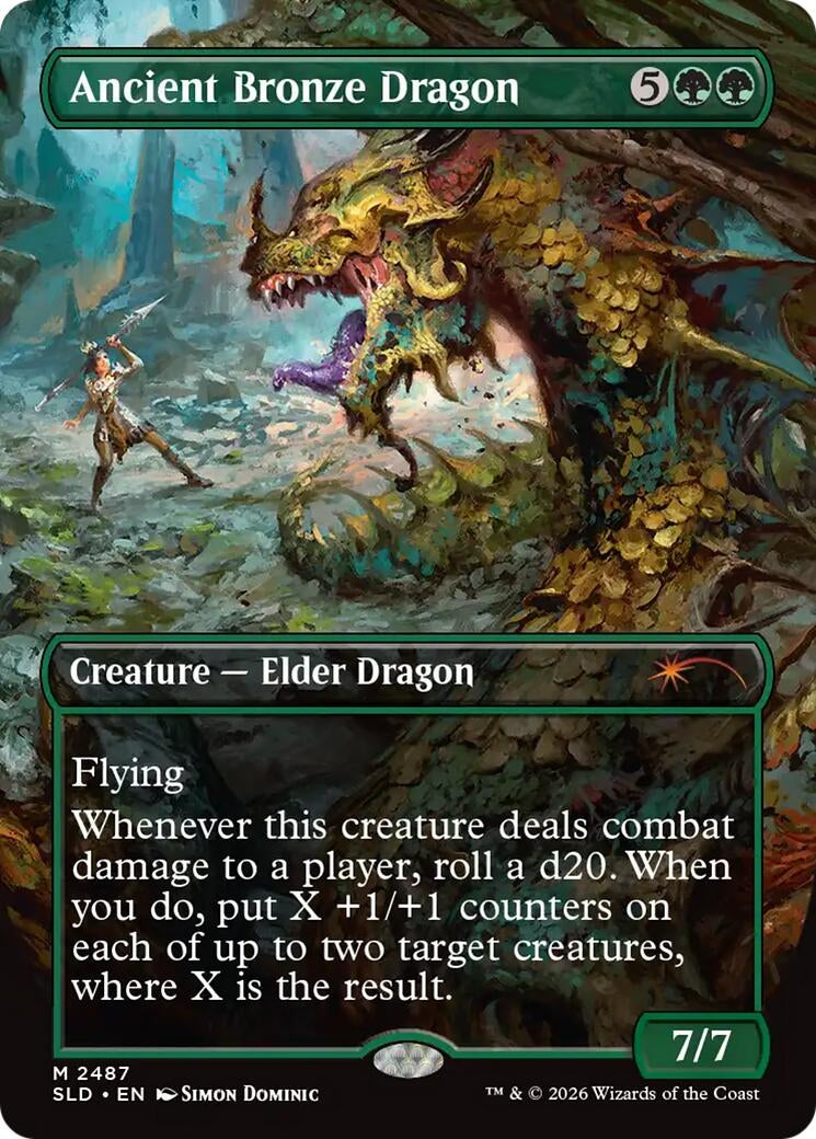 Ancient Bronze Dragon (2487) (Secret Lair Drop Series) (SLD)