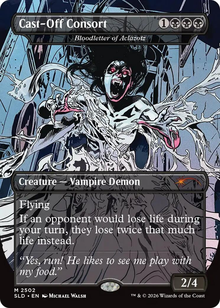 Cast-Off Consort - Bloodletter of Aclazotz (2502) (Secret Lair Drop Series) (SLD)