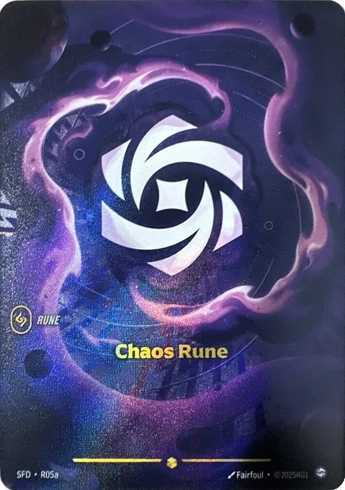 Image for Chaos Rune (R05a) (R05a) (SFD) - Riftbound: League of Legends Trading Card Game