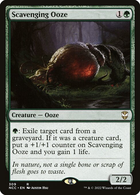 Scavenging Ooze - New Capenna Commander - 309