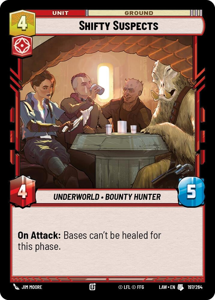 Image for Shifty Suspects (197/264) (LAW) - Star Wars: Unlimited
