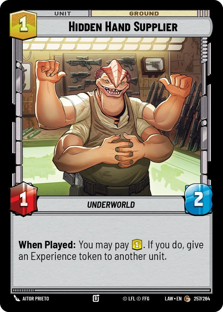 Image for Hidden Hand Supplier (257/264) (LAW) - Star Wars: Unlimited