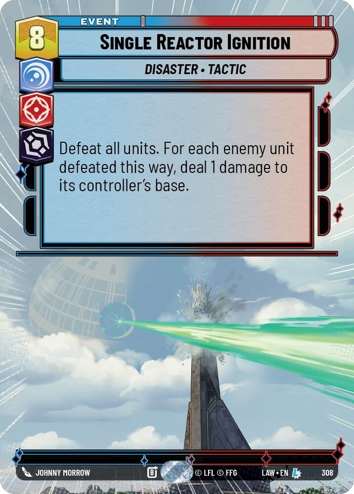 Image for Single Reactor Ignition (Hyperspace) (308) (LAW) - Star Wars: Unlimited