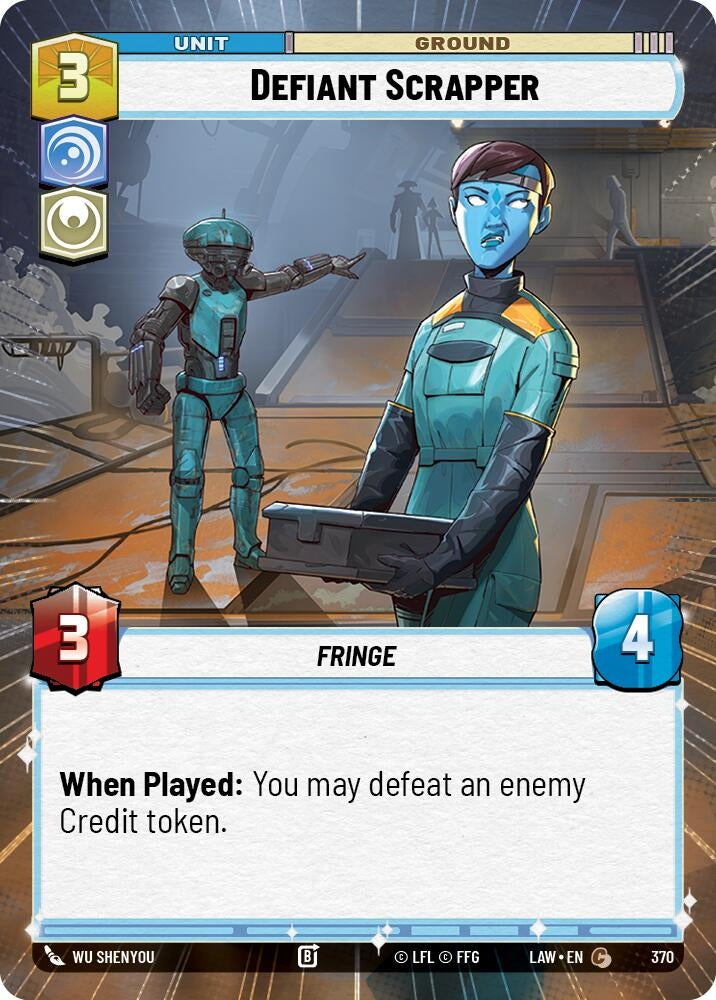 Image for Defiant Scrapper (Hyperspace) (370) (LAW) - Star Wars: Unlimited