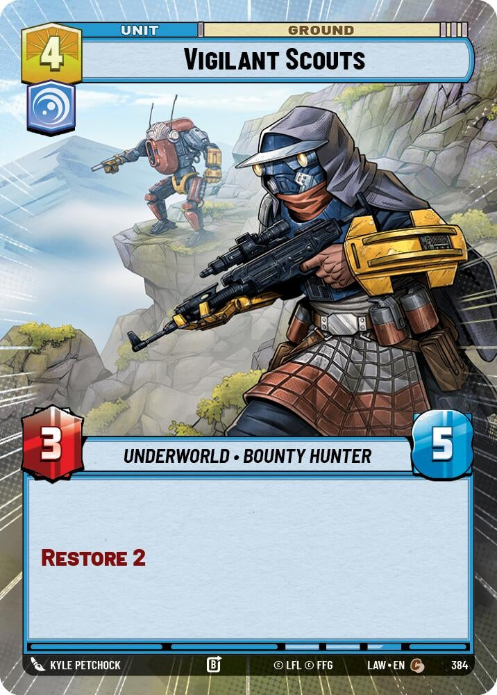 Image for Vigilant Scouts (Hyperspace) (384) (LAW) - Star Wars: Unlimited