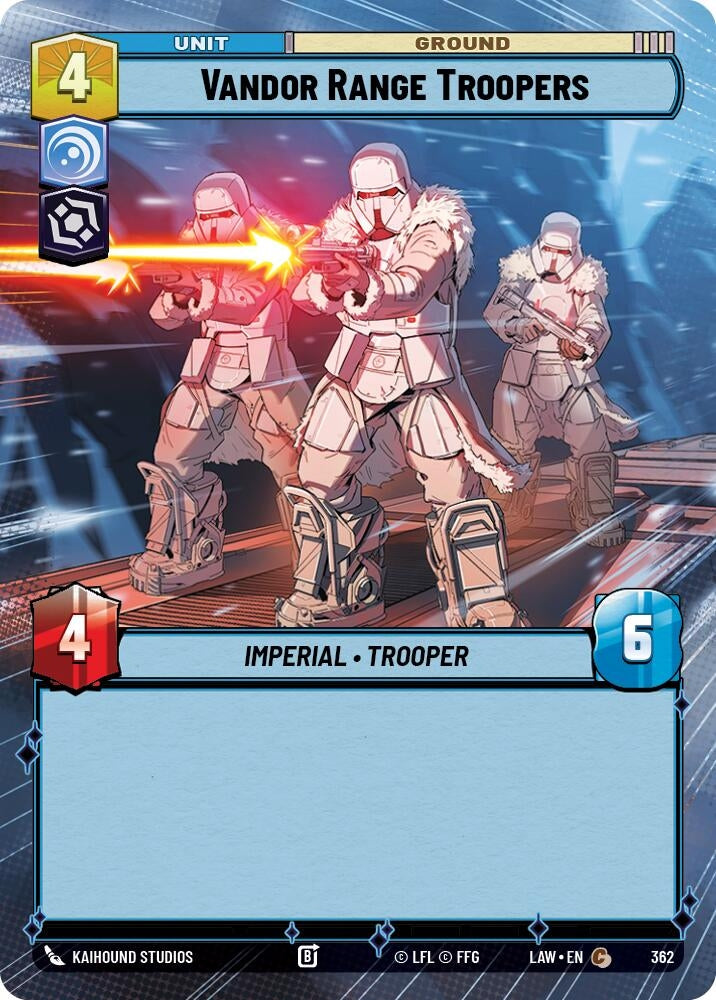 Image for Vandor Range Troopers (Hyperspace) (362) (LAW) - Star Wars: Unlimited