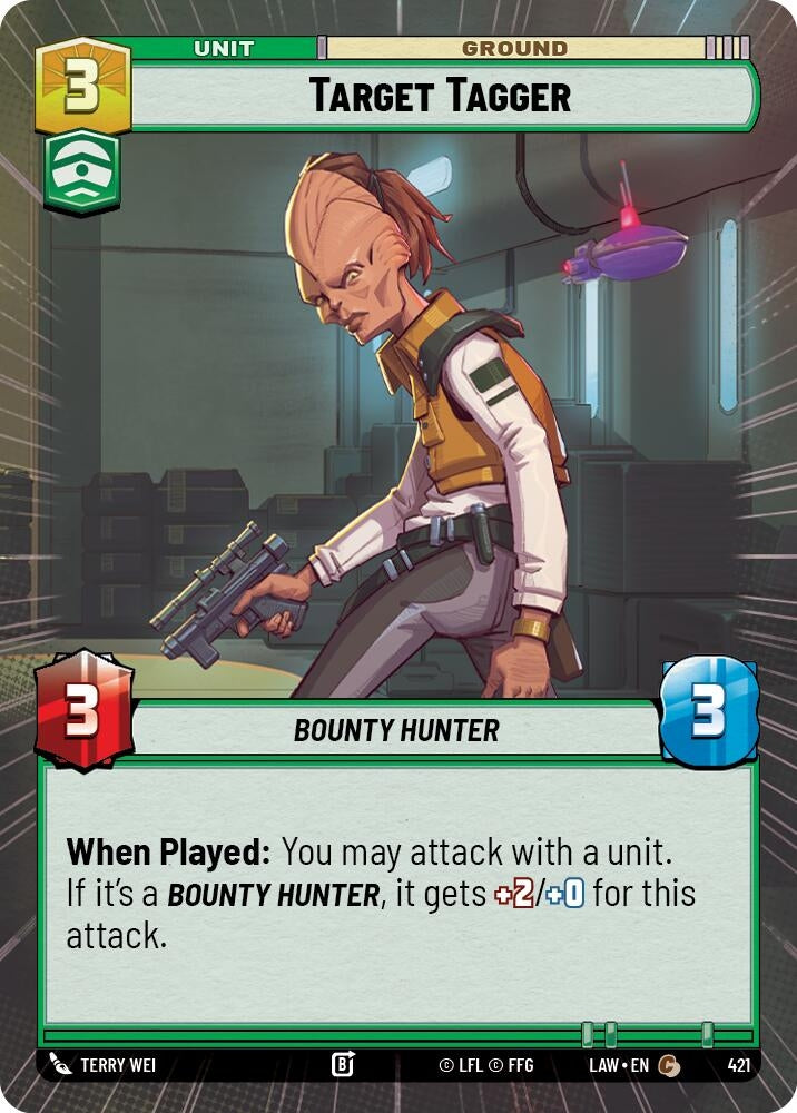 Image for Target Tagger (Hyperspace) (421) (LAW) - Star Wars: Unlimited