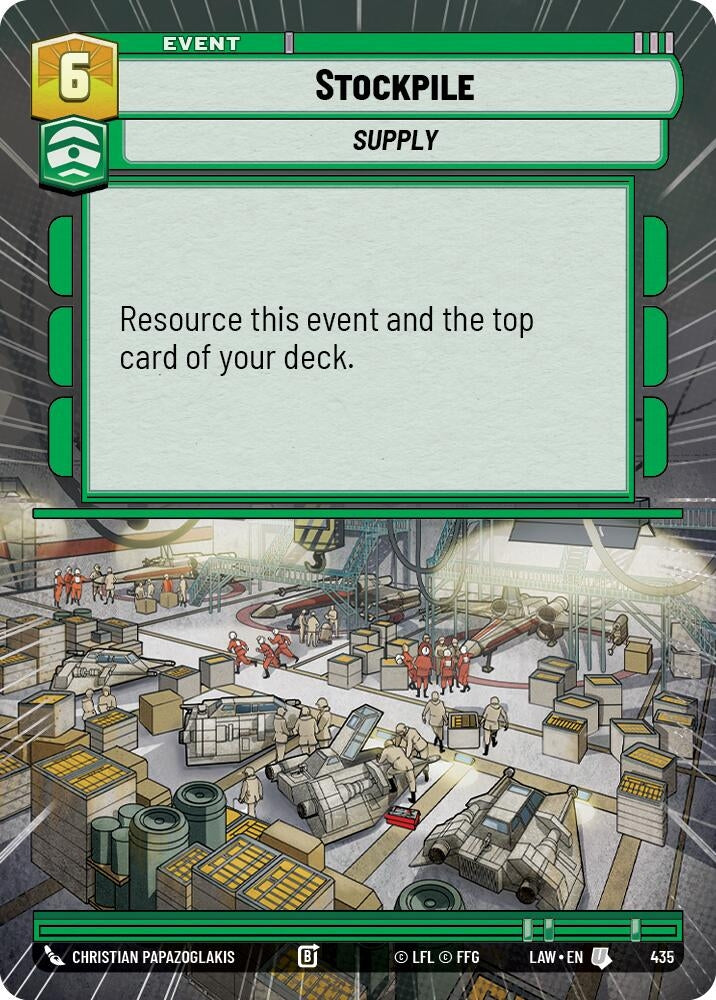 Image for Stockpile (Hyperspace) (435) (LAW) - Star Wars: Unlimited