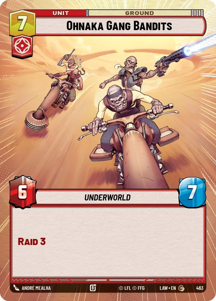 Image for Ohnaka Gang Bandits (Hyperspace) (463) (LAW) - Star Wars: Unlimited