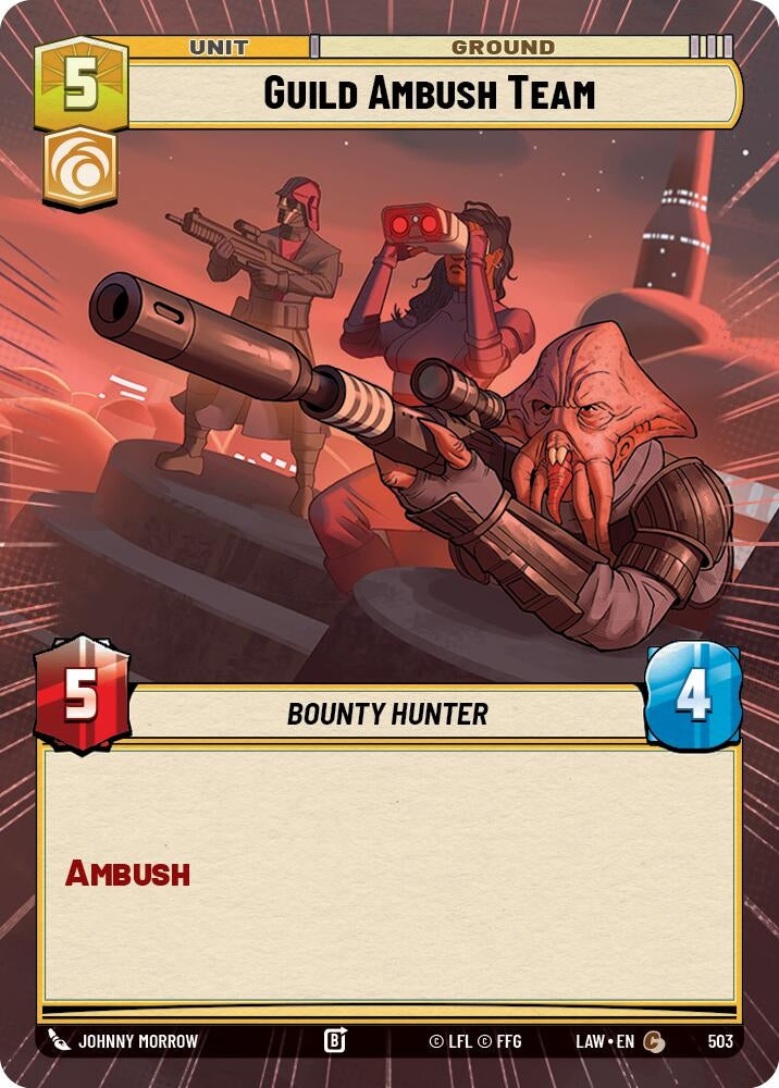 Image for Guild Ambush Team (Hyperspace) (503) (LAW) - Star Wars: Unlimited