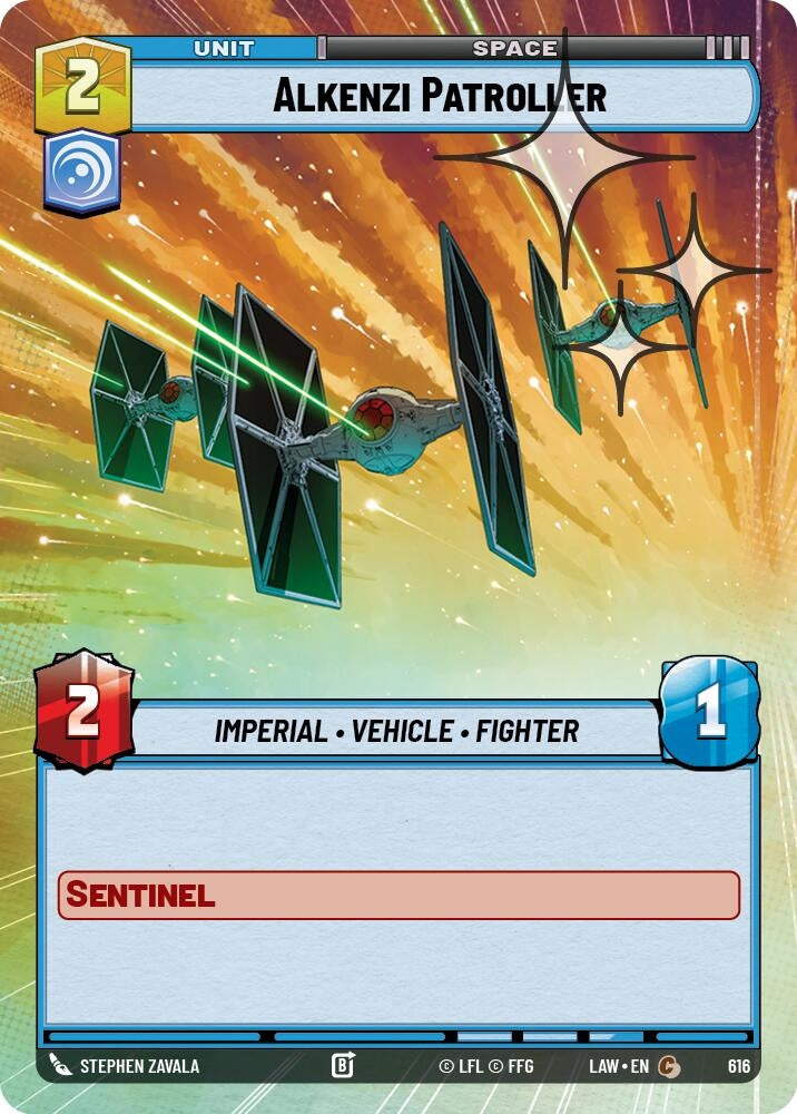 Image for Alkenzi Patroller (Hyperspace Foil) (616) (LAW) - Star Wars: Unlimited
