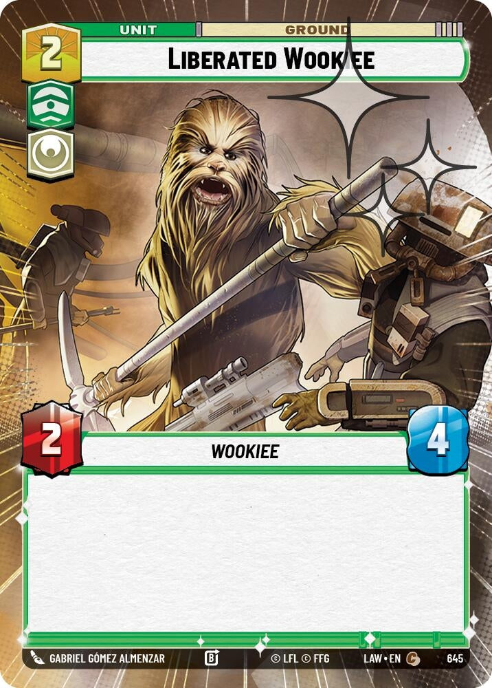 Image for Liberated Wookie (Hyperspace Foil) (645) (LAW) - Star Wars: Unlimited