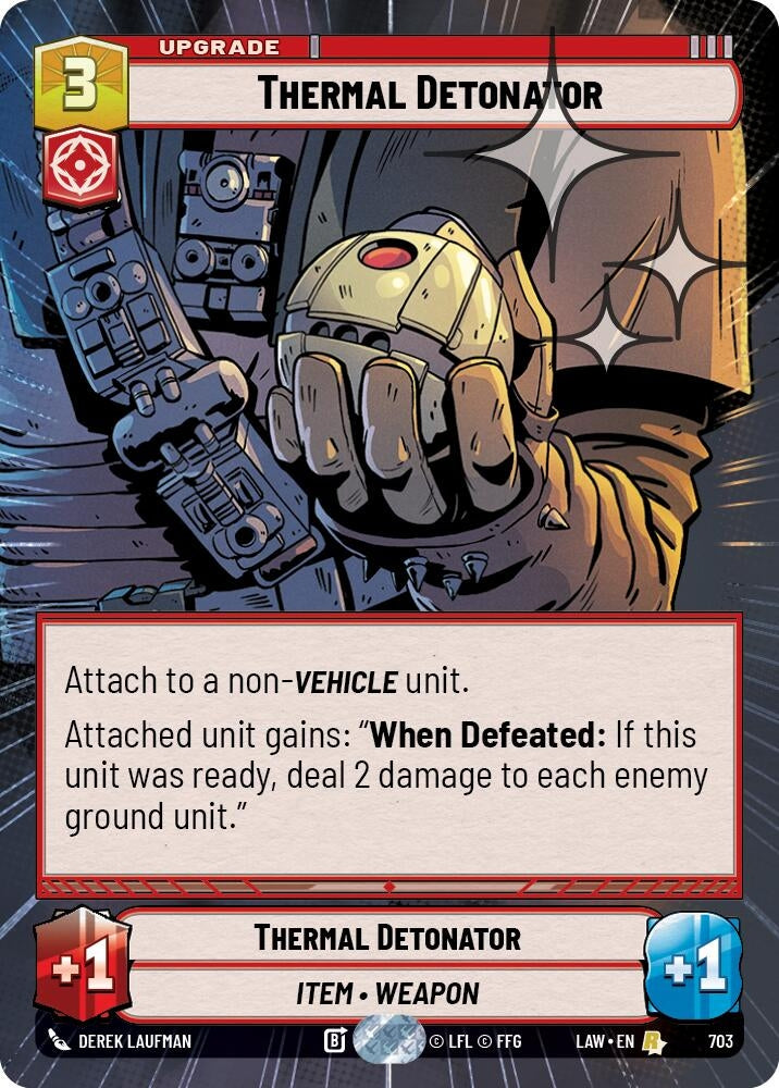 Image for Thermal Detonator (Hyperspace Foil) (703) (LAW) - Star Wars: Unlimited