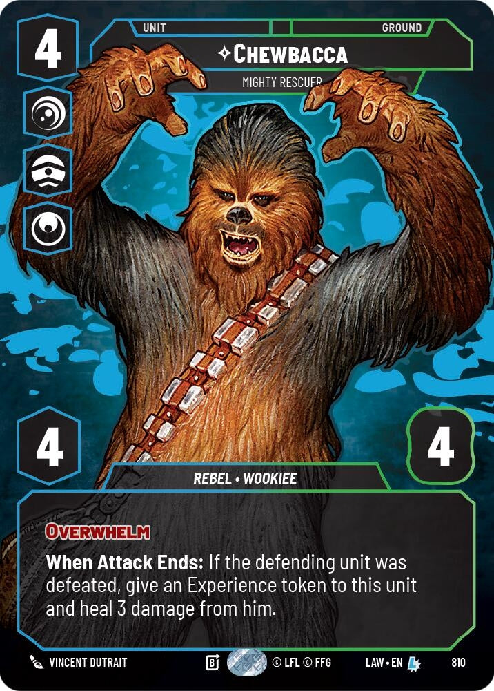 Image for Chewbacca - Mighty Rescuer (Prestige) (810) (LAW) - Star Wars: Unlimited