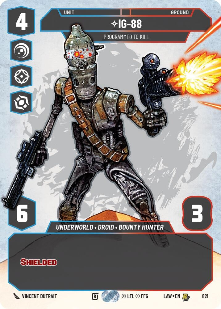 Image for IG-88 - Programmed to Kill (Prestige) (821) (LAW) - Star Wars: Unlimited