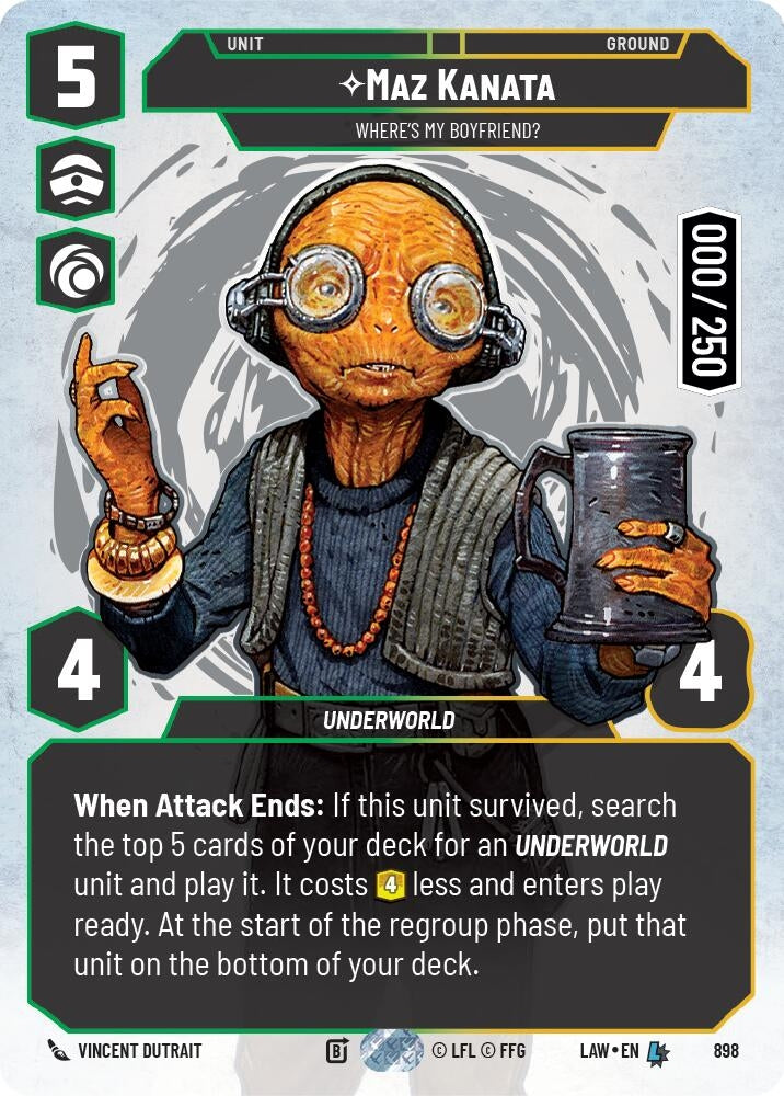 Image for Maz Kanata - Where's My Boyfriend? (Serialized) (898) (LAW) - Star Wars: Unlimited