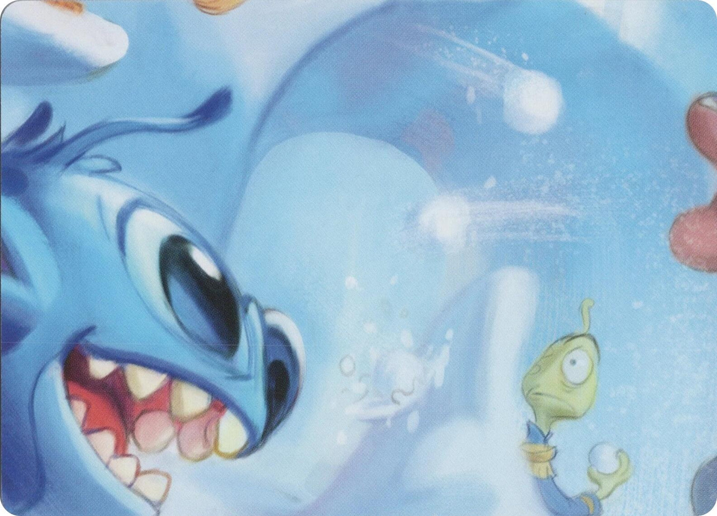 Image for Winterspell Snowball Fight Puzzle Insert (Middle Center) (11) - Disney Lorcana