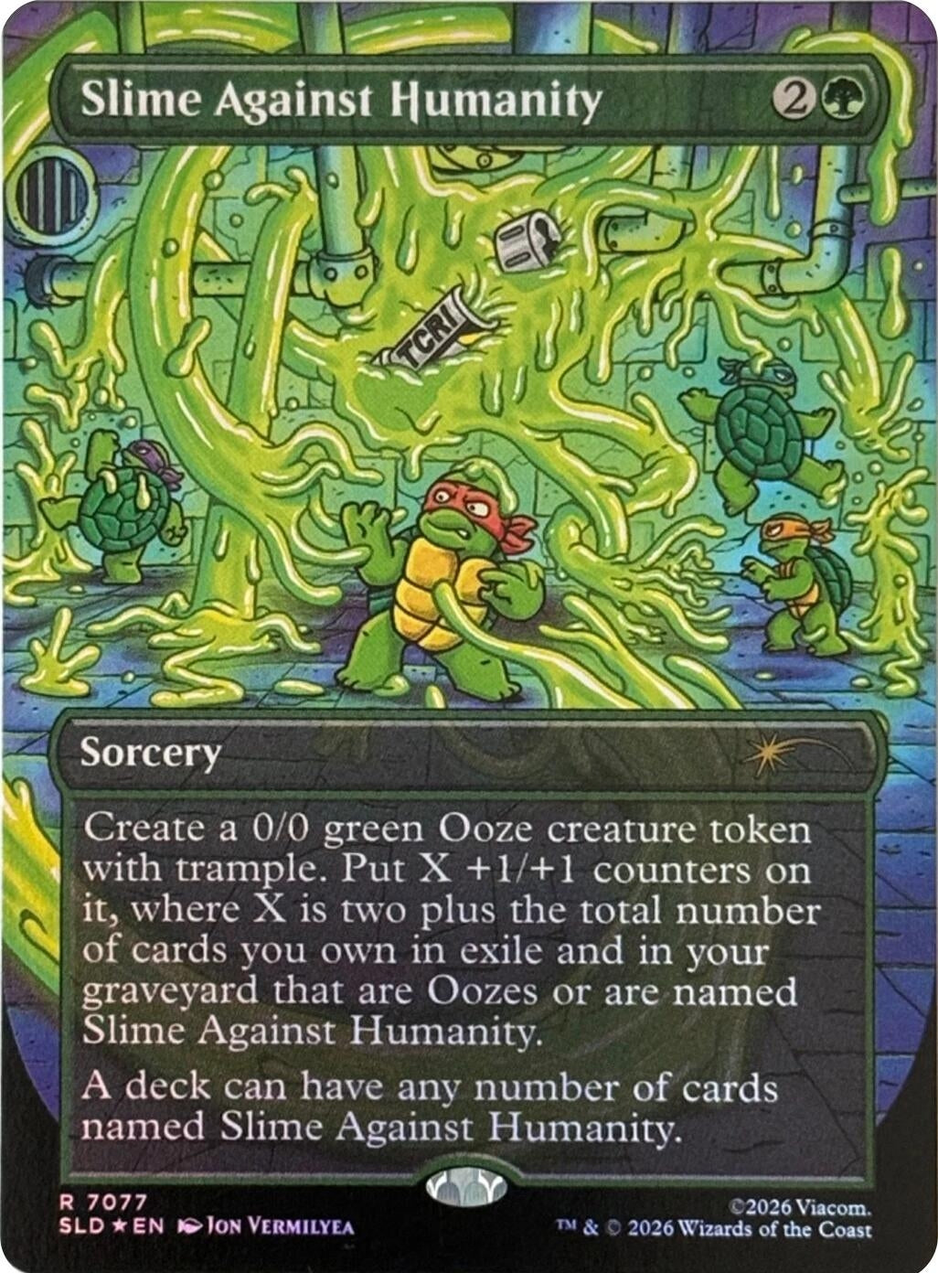Image for Slime Against Humanity (7077) (7077) (SLD) - Magic: The Gathering