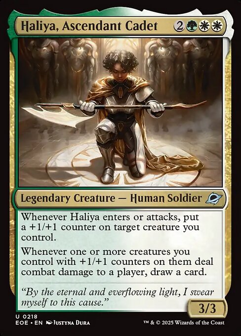Haliya, Ascendant Cadet - Edge of Eternities - 218