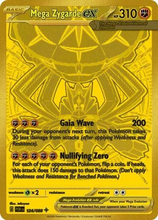 Image for Mega Zygarde ex (124/088) (POR) - Pokemon