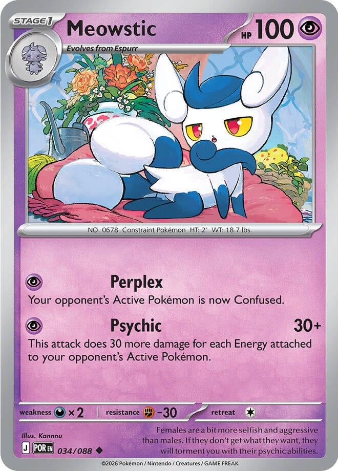Image for Meowstic (034/088) (POR) - Pokemon
