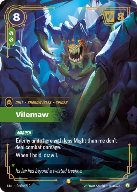 Image for Vilemaw (Alternate Art) (060a/219) (UNL) - Riftbound: League of Legends Trading Card Game