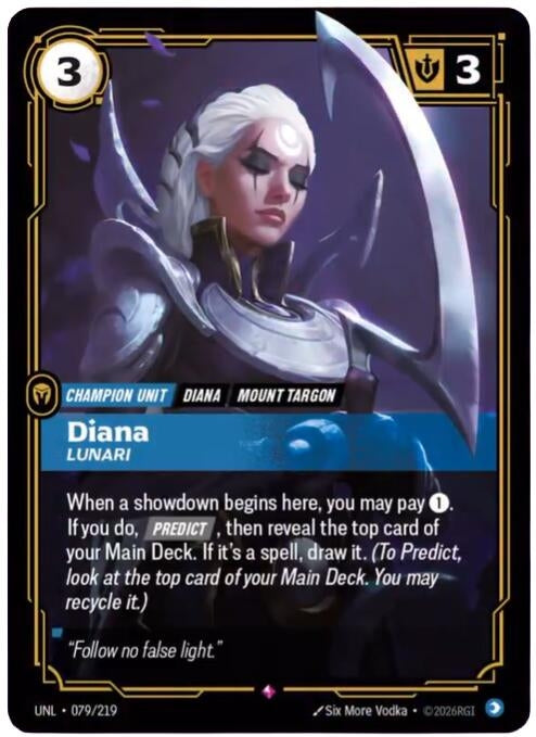 Image for Diana - Lunari (079/219) (UNL) - Riftbound: League of Legends Trading Card Game
