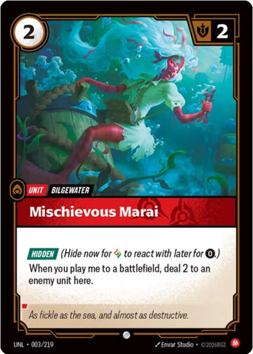 Image for Mischievous Marai (003/219) (UNL) - Riftbound: League of Legends Trading Card Game