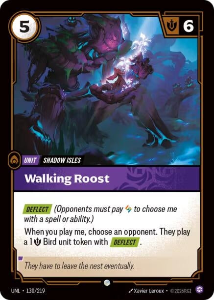 Image for Walking Roost (130/219) (UNL) - Riftbound: League of Legends Trading Card Game