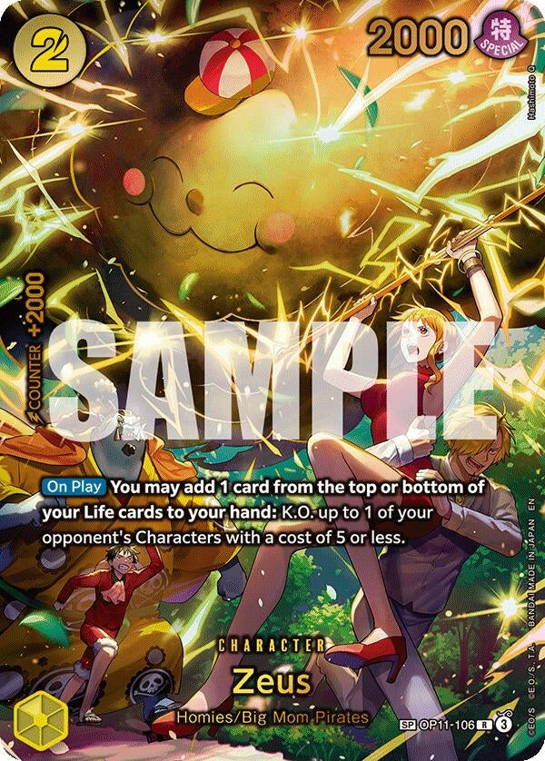 Image for Zeus (SP) (OP11-106) (OP15-EB04) - One Piece Card Game