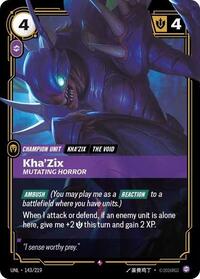 Kha'Zix, Mutating Horror - Unleashed - 143/219
