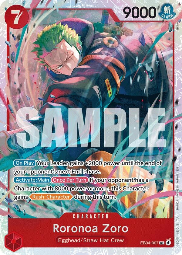 Roronoa Zoro (EB04-007) (EB04-007) (Adventure on Kami's Island) (OP15-EB04)
