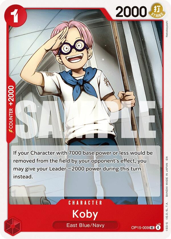 Image for Koby (OP15-009) (OP15-009) (OP15-EB04) - One Piece Card Game