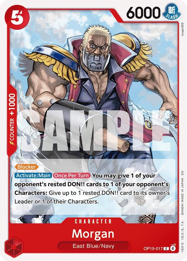 Image for Morgan (OP15-017) (OP15-EB04) - One Piece Card Game