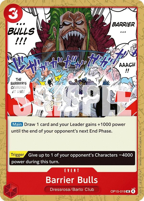 Image for Barrier Bulls (OP15-019) (OP15-EB04) - One Piece Card Game