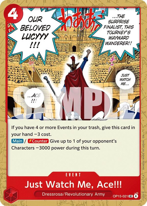 Image for Just Watch Me, Ace!!! (OP15-021) (OP15-EB04) - One Piece Card Game