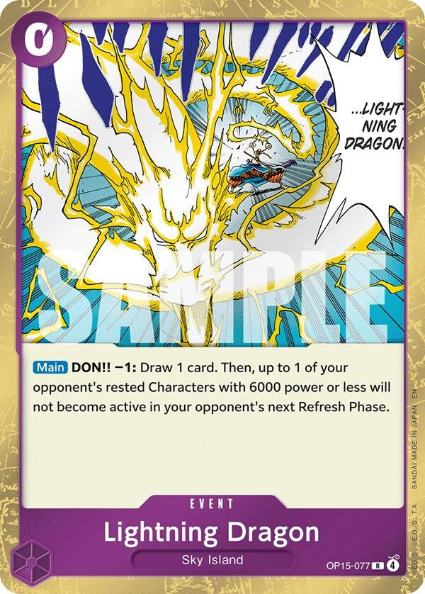 Lightning Dragon (OP15-077) (OP15-EB04)