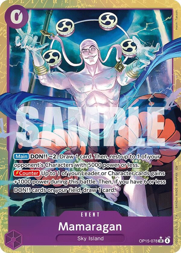 Image for Mamaragan (Alternate Art) (OP15-078) (OP15-EB04) - One Piece Card Game