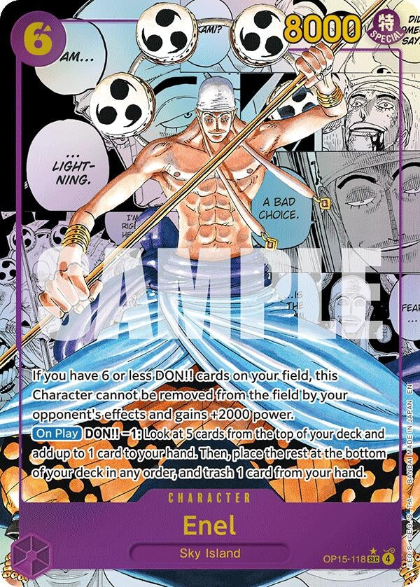 Enel (OP15-118) (Manga) (OP15-118) (Adventure on Kami's Island) (OP15-EB04)