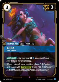 Lillia, Fae Fawn - Unleashed - 082/219