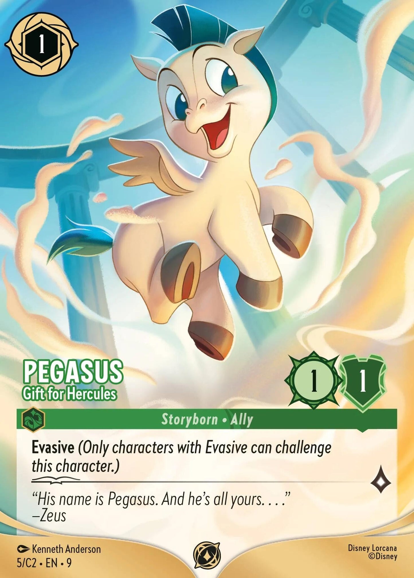 Image for Pegasus - Gift for Hercules (5) (5) (DLPC) - Disney Lorcana