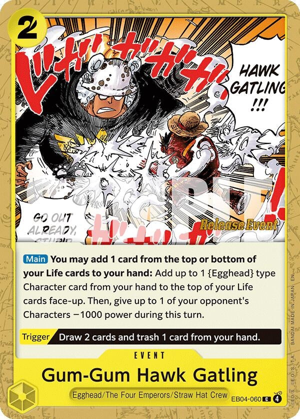 Image for Gum-Gum Hawk Gatling (EB04-060) (OP15 RE) - One Piece Card Game