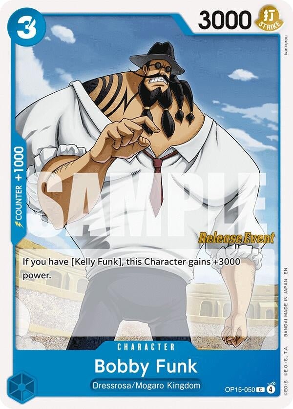 Image for Bobby Funk (OP15-050) (OP15 RE) - One Piece Card Game
