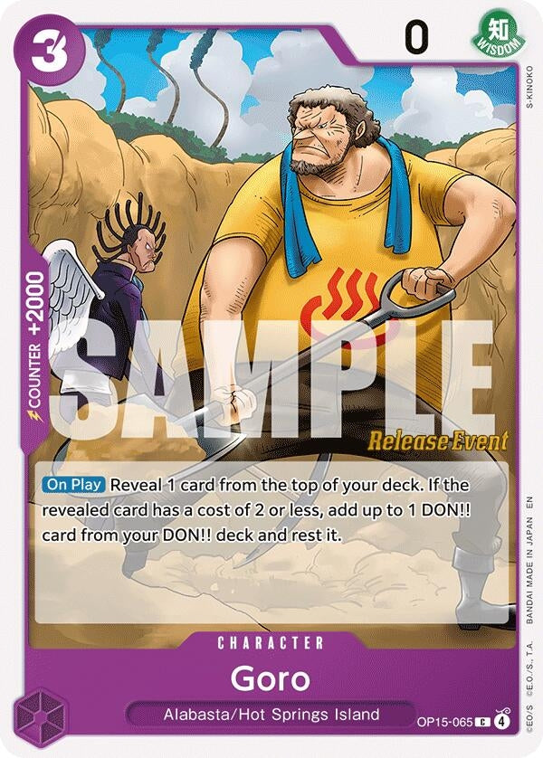 Image for Goro (OP15-065) (OP15 RE) - One Piece Card Game