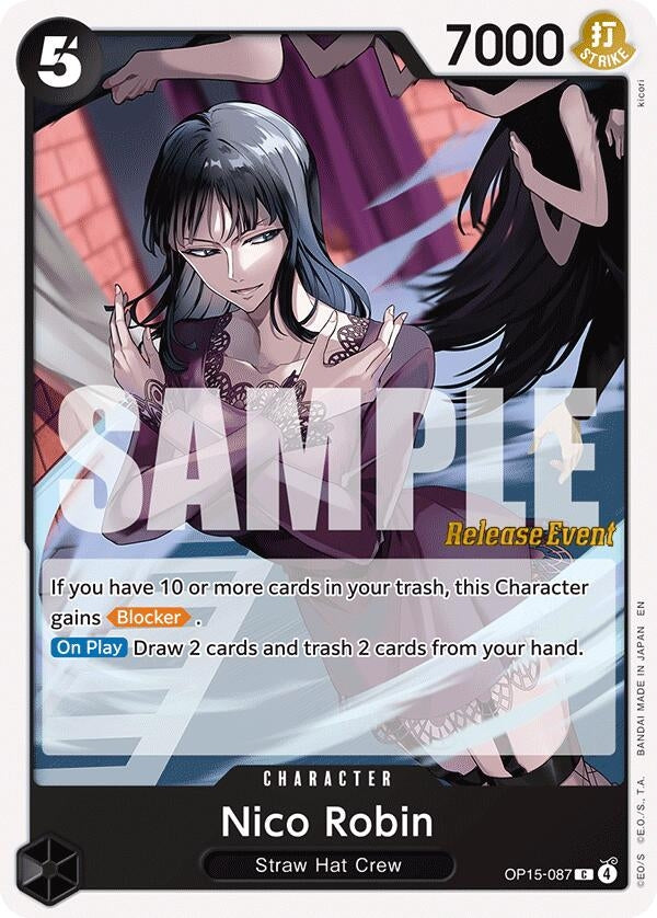 Image for Nico Robin (OP15-087) (OP15-087) (OP15 RE) - One Piece Card Game