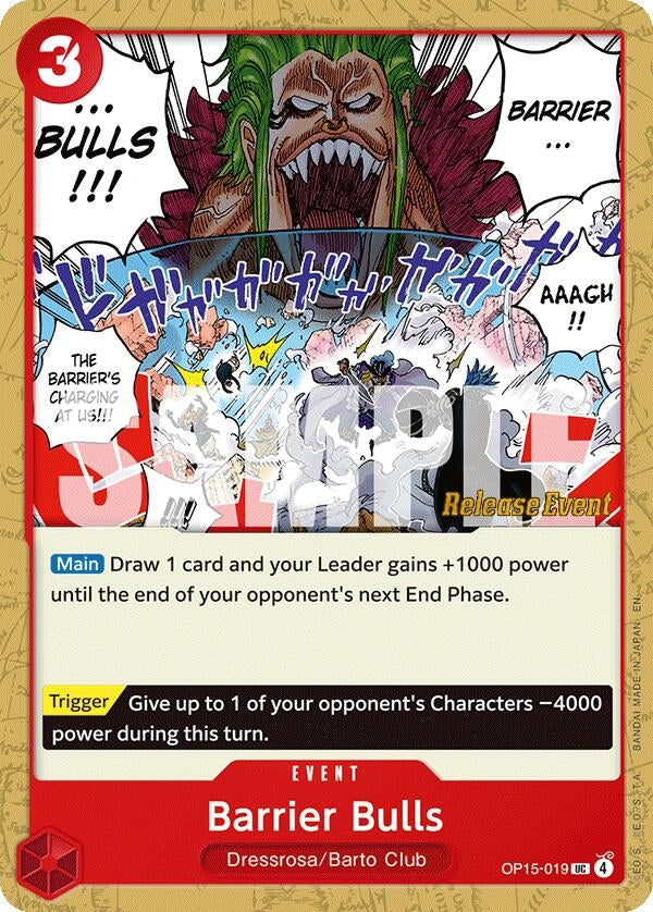 Image for Barrier Bulls (OP15-019) (OP15 RE) - One Piece Card Game
