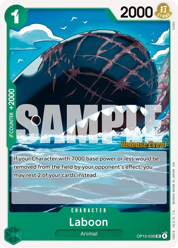 Image for Laboon (OP15-035) (OP15 RE) - One Piece Card Game