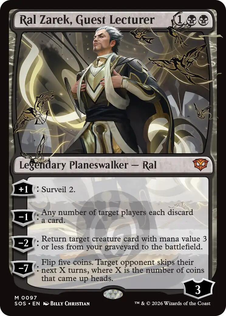 Ral Zarek, Guest Lecturer (97) (SOS)