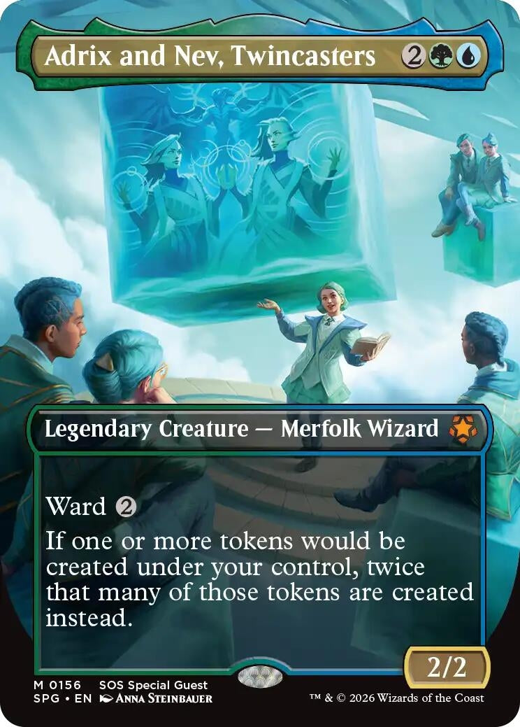 Adrix and Nev, Twincasters (Borderless) (156) (SPG)